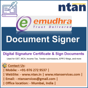 eMudhra Document Signer Certificate Class 3 Organization