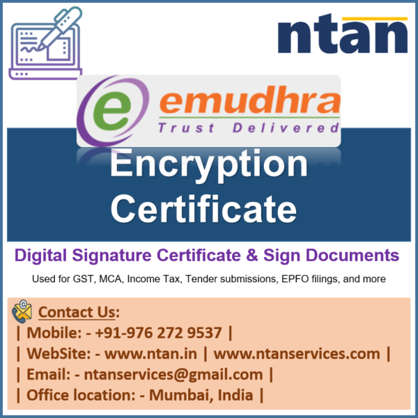 eMudhra Digital Signature Certificate With Token - Image 2