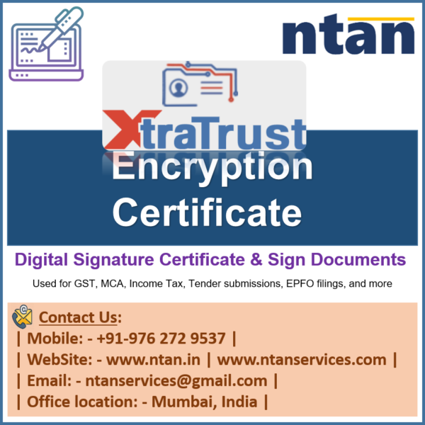 xtratrust Digital Signature Certificate Without Token - Image 2