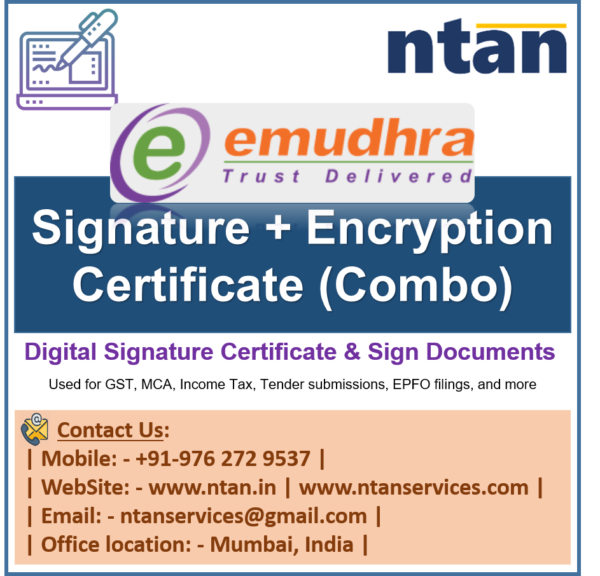eMudhra Digital Signature Certificate With Token - Image 3