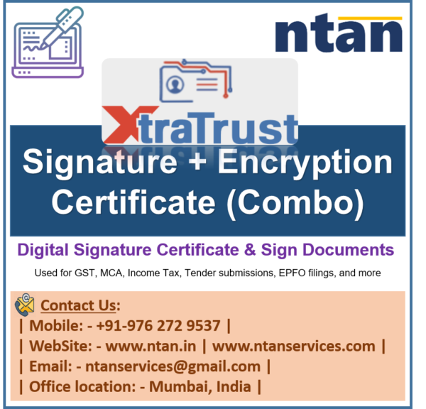 xtratrust Digital Signature Certificate Without Token - Image 3
