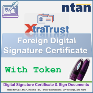 xtratrust Foreign - Digital Signature Certificate With Token